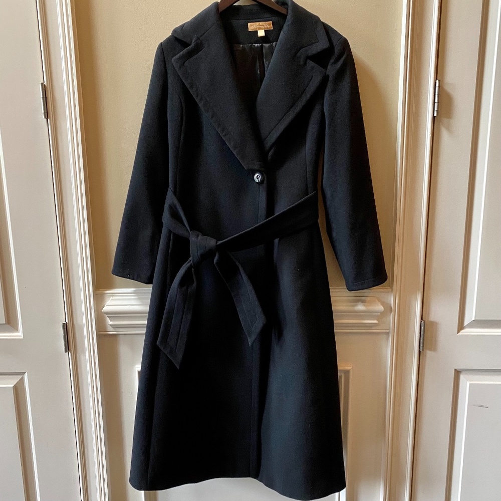 Katherine Kelly Full Length Cashmere Coat – sz 14